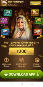 Teen Patti Empire- Get ₹52 Sign up Bonus NEW TEEN PATTI Empire app TEEN PATTI Empire APK 1